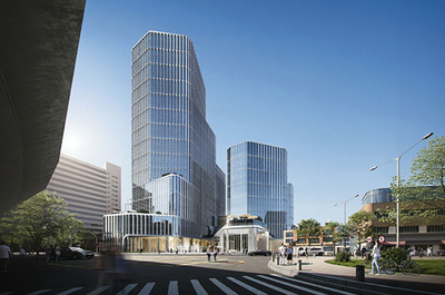 南京西路永源浜4号地块项目幕墙供应制作安装工程(兴业太古汇二期幕墙)